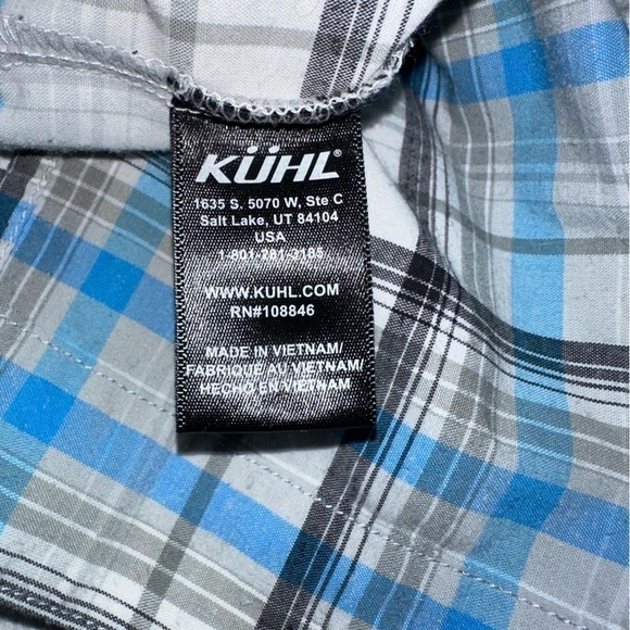 Kuhl Men's Styk Tapered Short Sleeve Shirt Xlarge - Picture 9 of 10